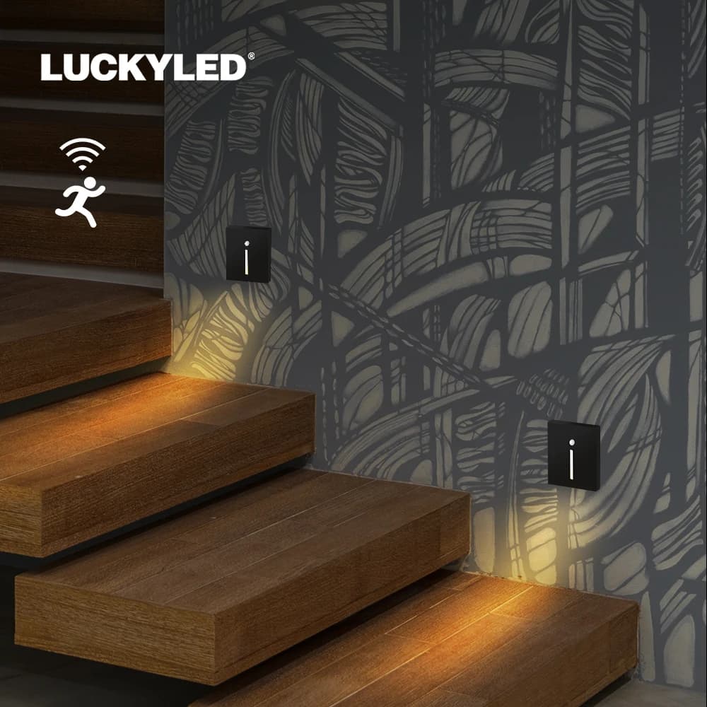 Applique murale lampe diode électroluminescente intégrée escalier couloir AC85-265V capteur détecteu