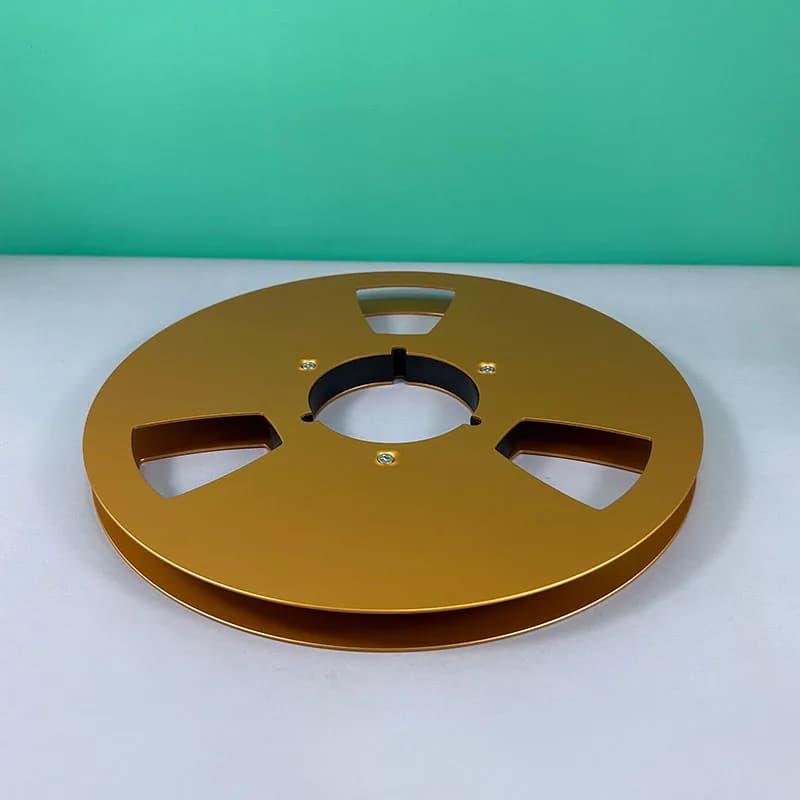 Enrouleur de bande métallique audio analogique, 1/2 ", 10.5", nouveau disque en aluminium, hub ouver