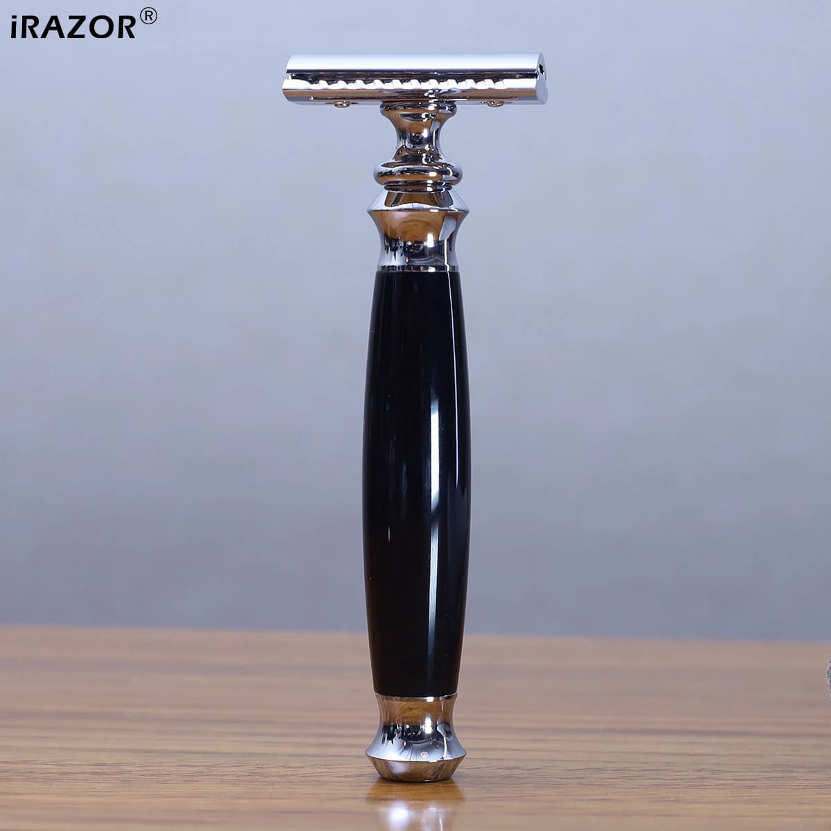 iRAZOR barbier Double bords rasoir de sécurité pour hommes-10 lames originales incluses épilation du