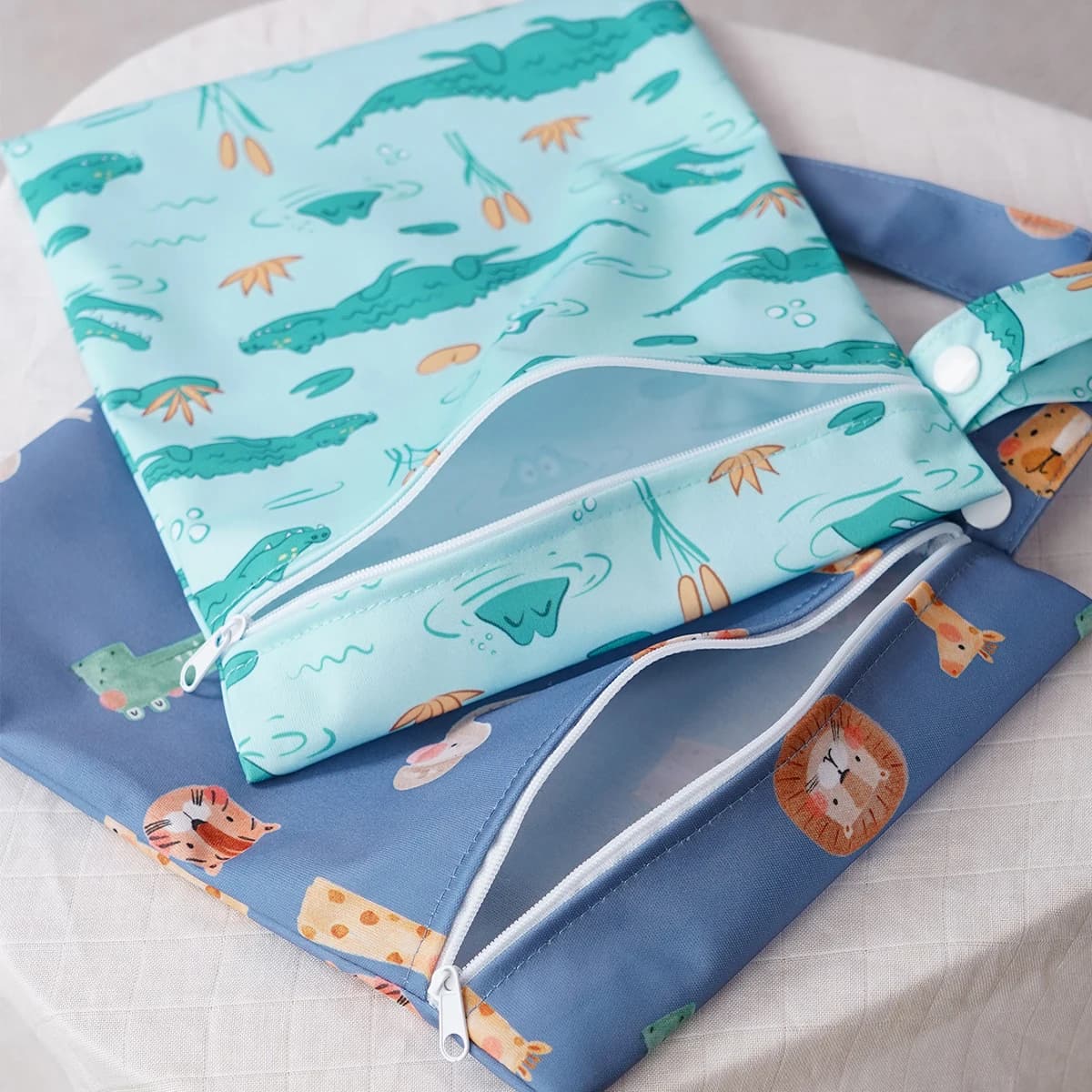 Elinfant 2 pièces Mini sac de rangement étanche pour la natation, la plage et la salle de sport, sac