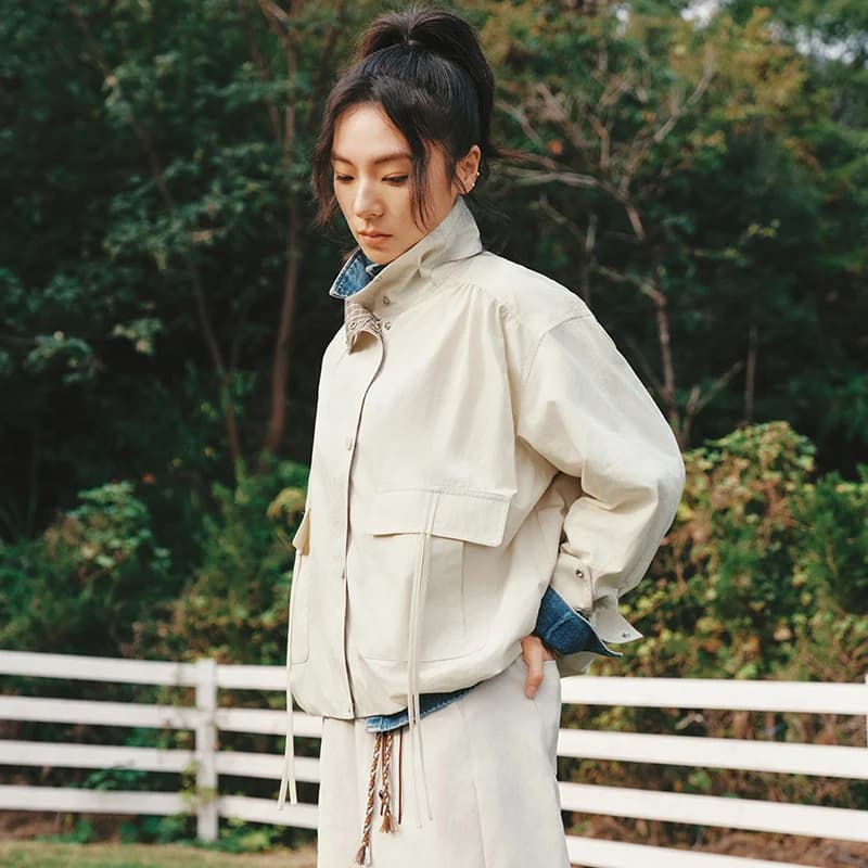 Veste rétro Semir pour femme, collection Printemps 2026, à carreaux, coupe oversize, style décontrac