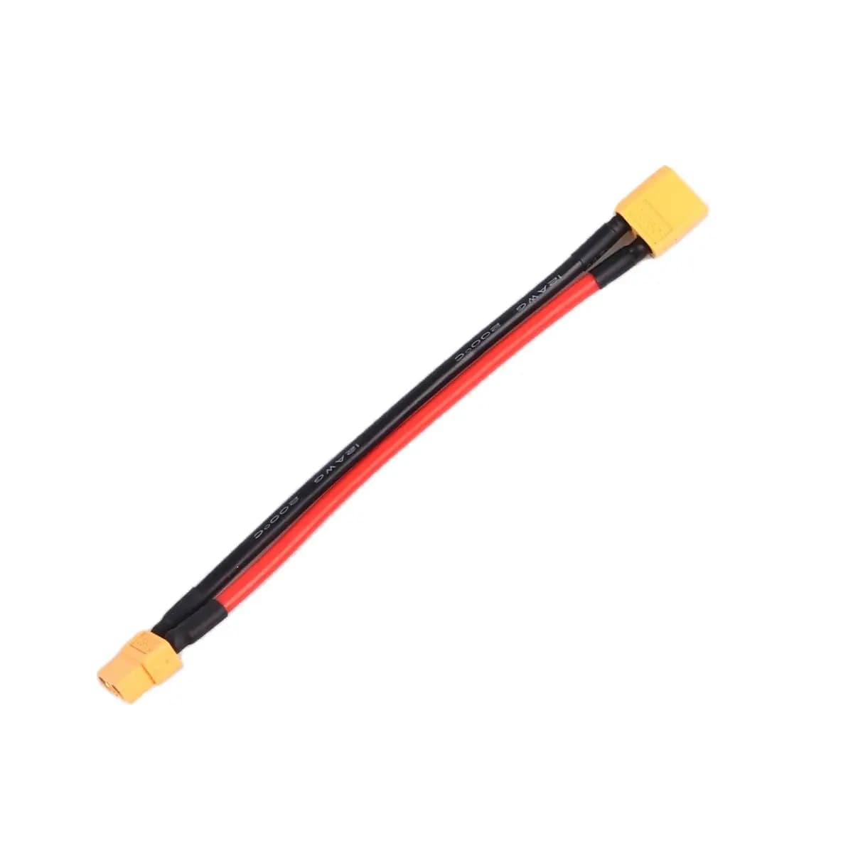 Câble d'extension de prise mâle à femelle XT60, 1 pièce, fil en Silicone, plusieurs tailles 14awg 12