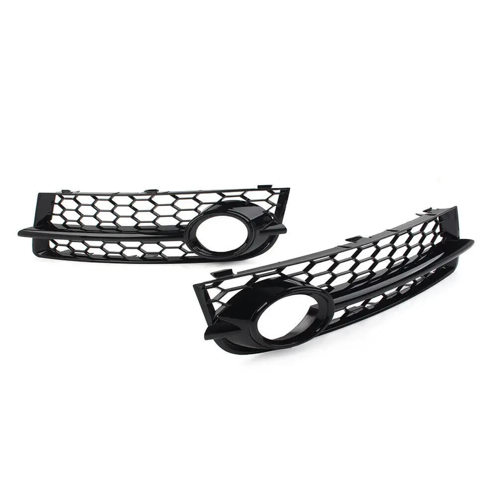 1 paire de calandre de phare antibrouillard de voiture noir brillant pour Audi TT 8J 2006 – 2014, co