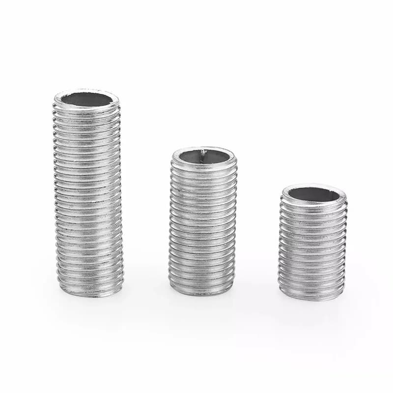 Tube à dents creux M10, filetage interne, vis creuse, capuchon de lampe, lustre, tige de connexion, 