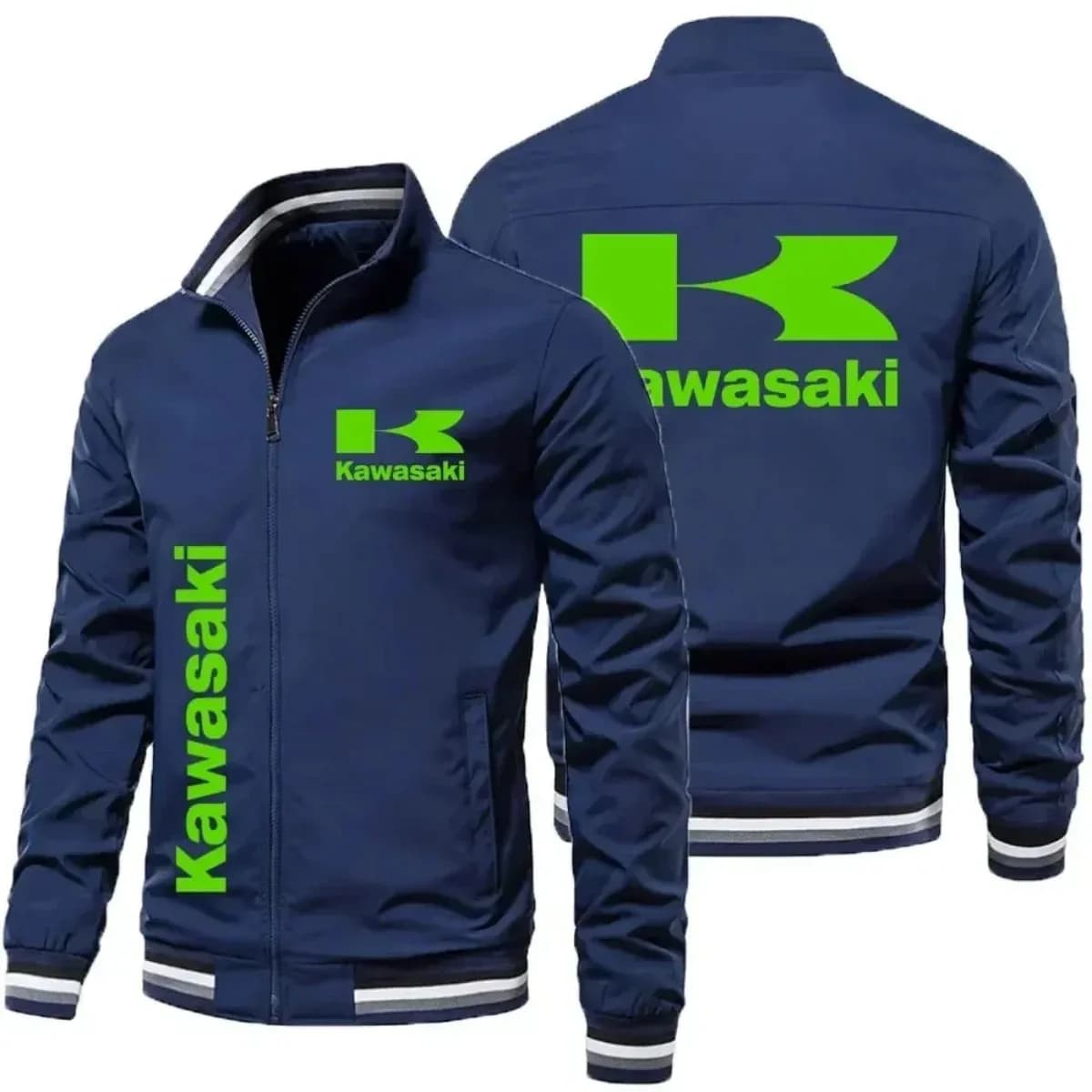 Veste de course pour moto Kawasaki Victory - Veste de moto pour homme - Manteau - Style printemps-au