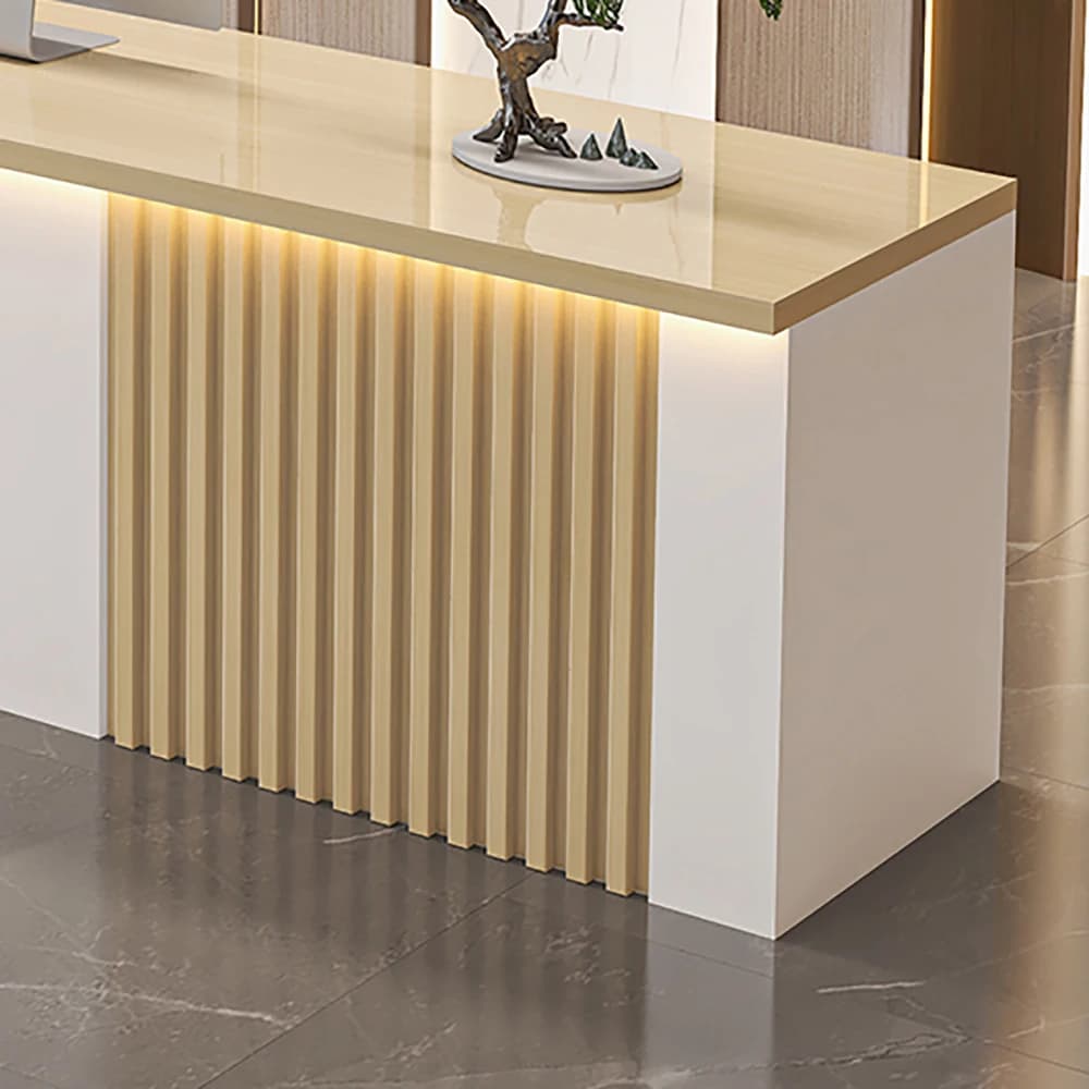 Esthétique élégant comptoir de Bar armoire moderne délicatesse nordique Simple bureaux de réception 