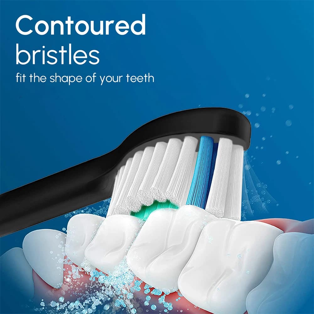 Compatible with Philips Sonicare Electric Toothbrush Replacement Toothbrush Heads, Diamond Clean Bru