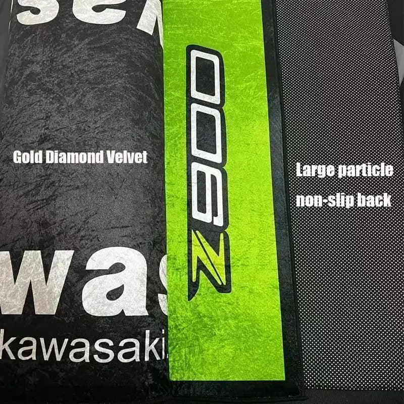 Tapis de Garage tapis de Moto course Cool Moto affichage tapis Kawasaki pour Kawasaki tapis de zone 
