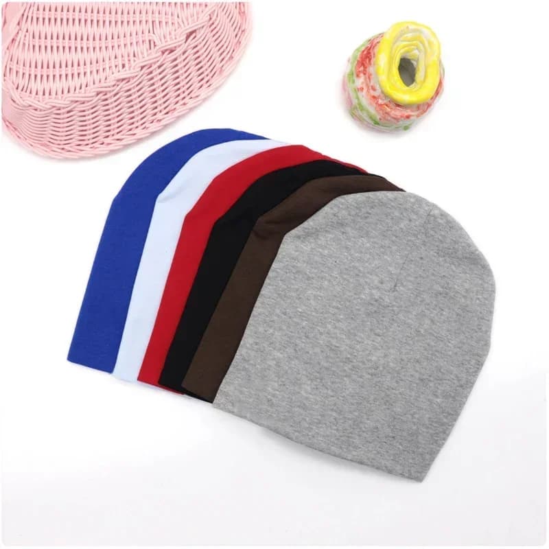 0-3 ans solide enfants tricoté chapeau nouveau-né bébé hiver coton casquette chaude printemps automn