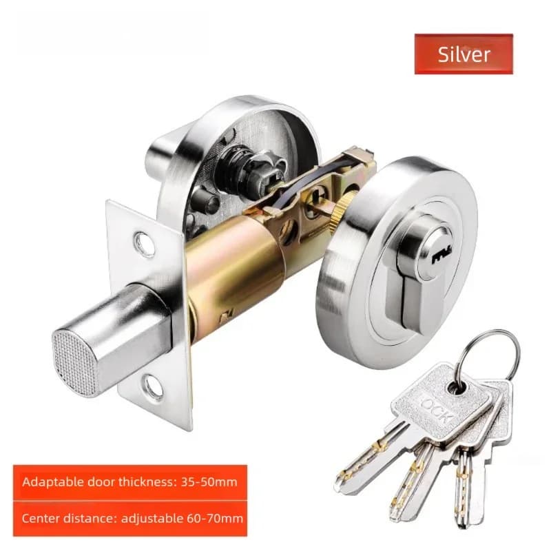 Serrure de porte cachée ; serrure dissimulée ; serrure de porte en bois ; serrure simple et double f