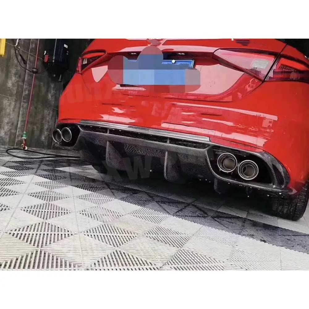 Diffuseur de pare-chocs arrière en fibre de carbone pour Romeo GiGreg Standard, style de voiture, FR