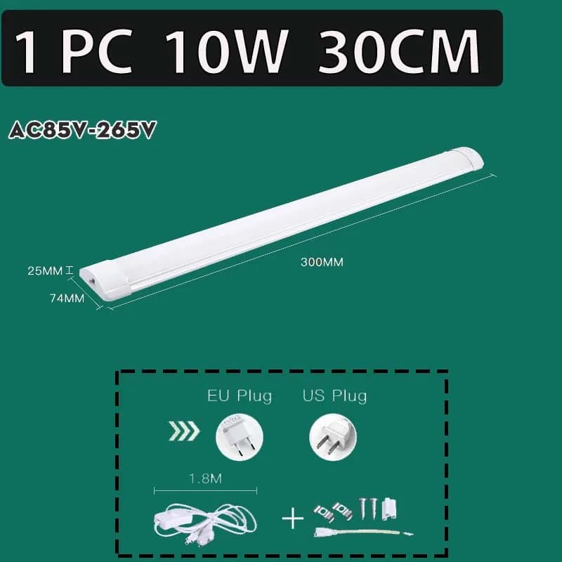 Led placard de cuisine lumières sous armoire lumière armoire éclairage Led 5W 10W 20W Tube applique 