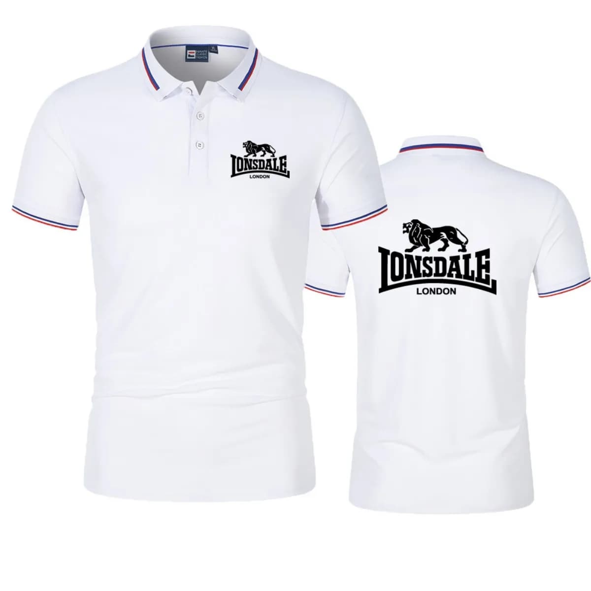LONSDALE Polo à manches courtes pour hommes, nouveau haut décontracté de style streetwear d'été pour