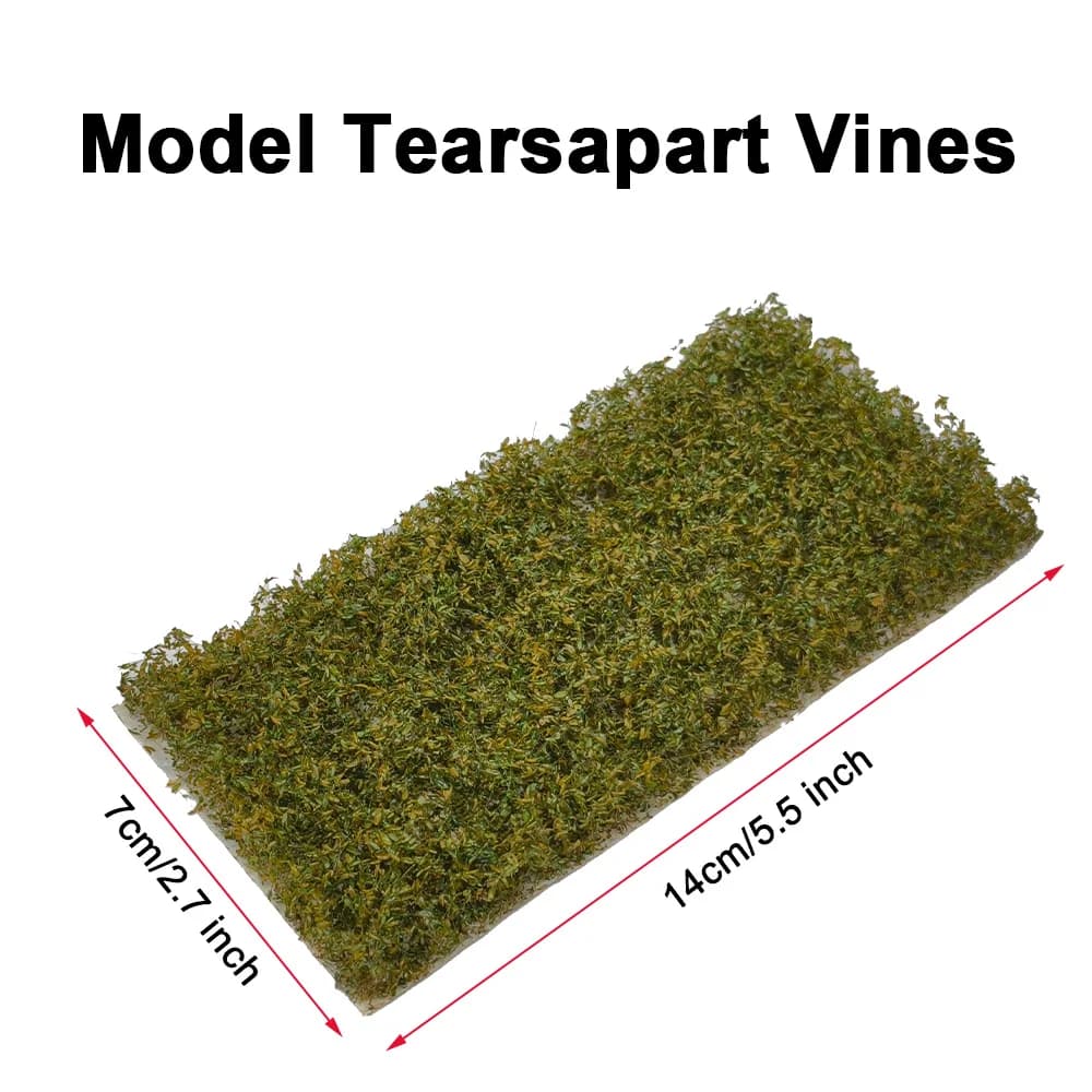 Vignes miniatures réalistes, simulation de vigne pour la création de modèles DIY, modélisme ferrovia
