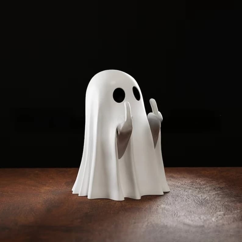 Décorations amusantes pour la maison, ornements décoratifs fantômes mignons pour Halloween, ornement