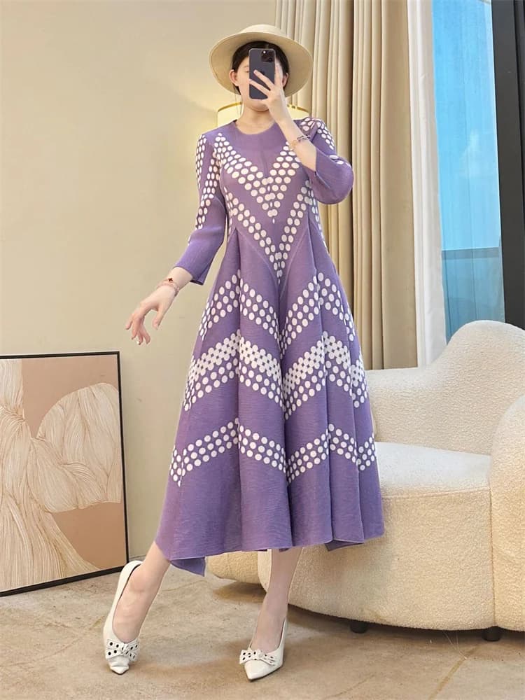 Robe longue ample et élégante pour femmes, nouvelle mode printemps et été 2026, littéraire française