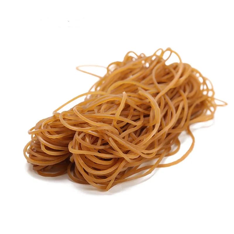 50/100 pièces 102*1.4mm grand élastique de haute qualité extensible robuste jaune anneaux en caoutch