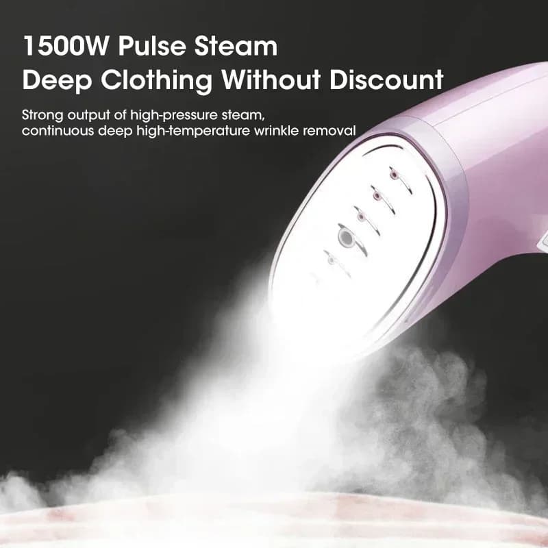 Défroisseur vapeur électrique portable pour vêtements, 1500W, 330ml, petit fer à repasser à la vapeu