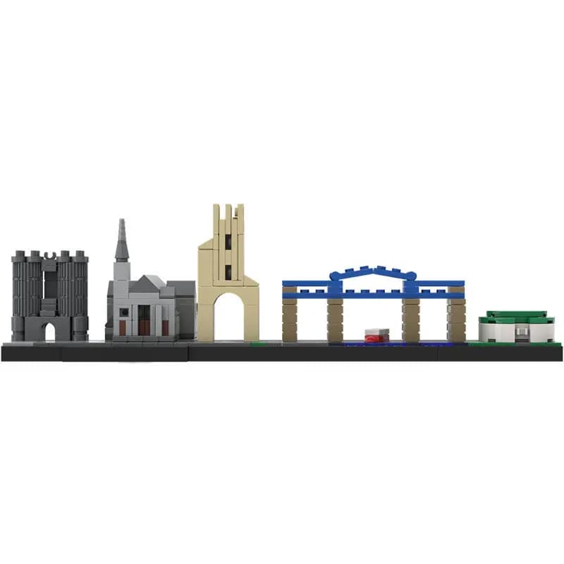 Ensembles de Blocs de Construction Thème Architecture Urbaine et Horizonts de Ville : Pays d'Irlande