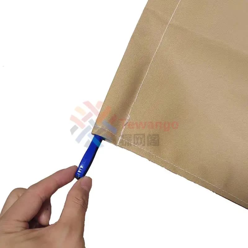 Canopée rétractable de remplacement, couleur kaki pur, couverture de fenêtre de Patio, pare-soleil d