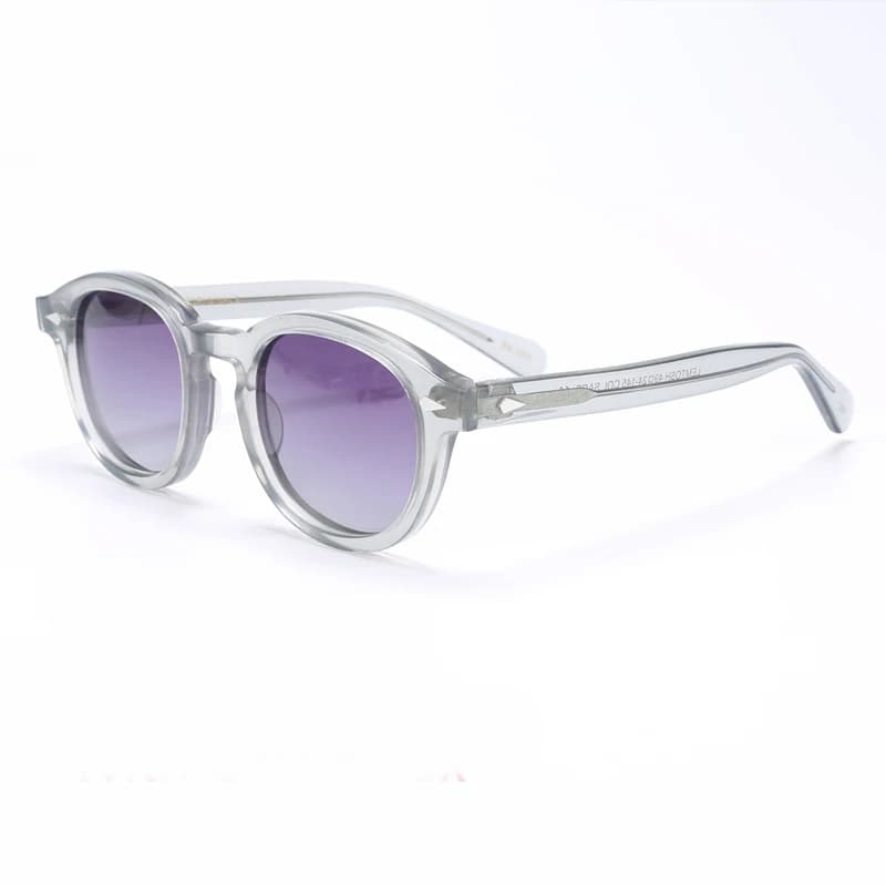 Lunettes de soleil polarisées Johnny Depp pour hommes et femmes, monture en acétate, marque de luxe,