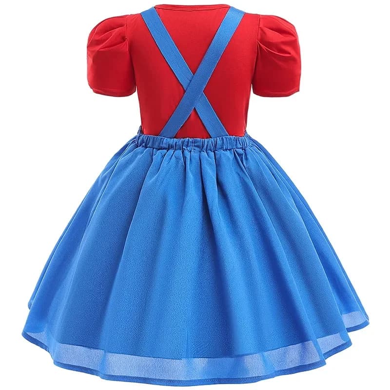 Ensemble de costumes 2 pièces pour frères et sœurs, nouveau film Super bro, déguisement de cosplay, 