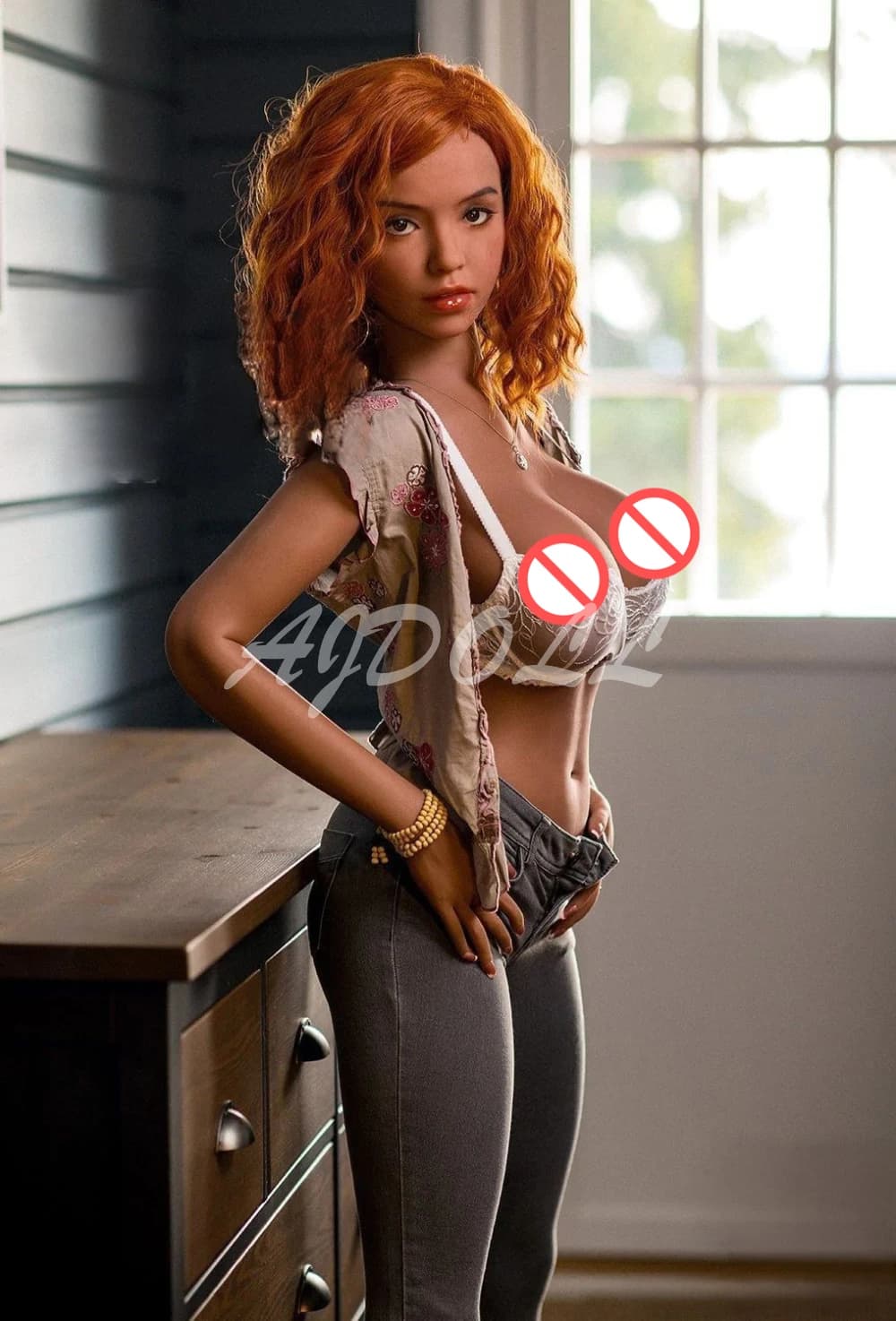Mp DOLL-Poupée Sexuelle en TPE de 145cm pour Homme, Jouet Sexuel avec Gros Seins, Oral, Vagin, Anal,