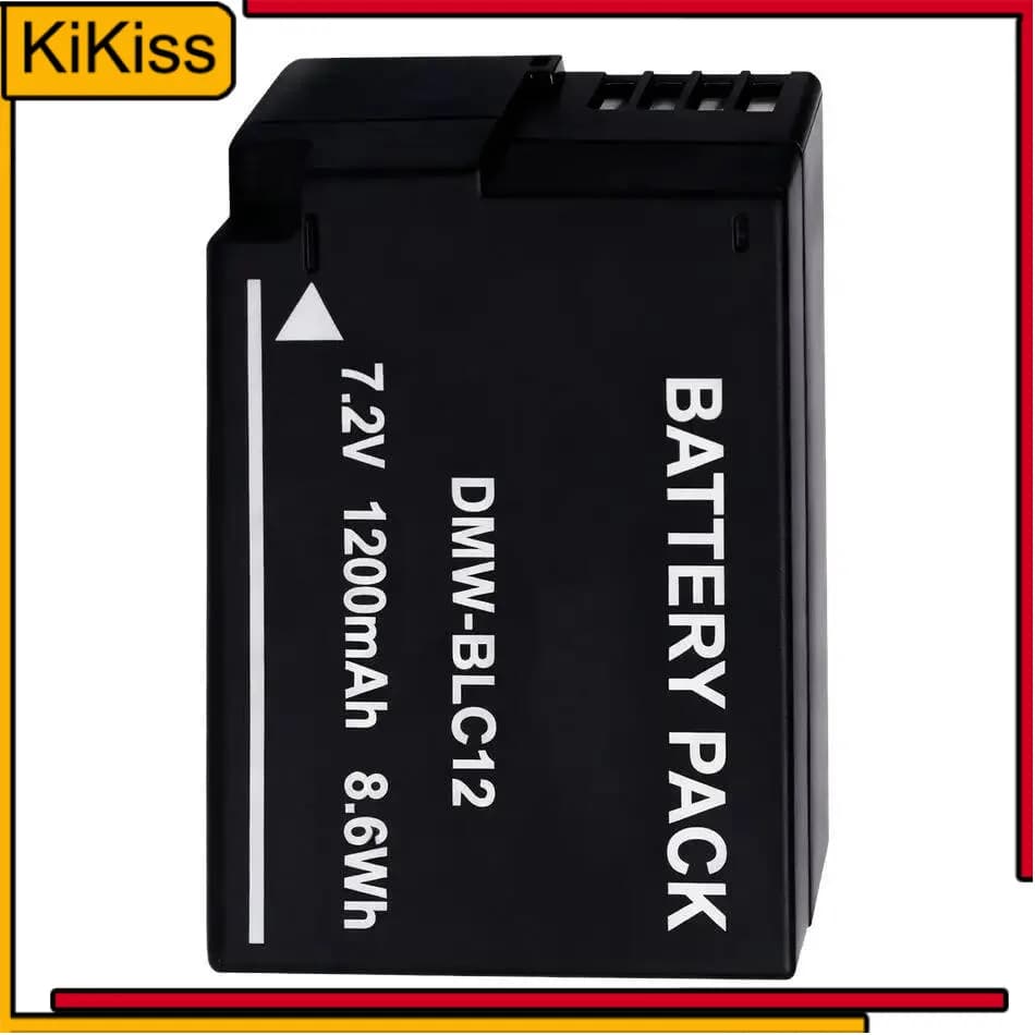 Batterie d'appareil photo pour Panasonic FZ2500 G85 G6 G7 G5 GX8 FZ200 G80 1200Mah Dmw-BLC12 remplac