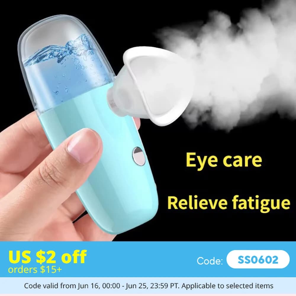 Lunettes de pulvérisation de caractéristique d'humidificateur pour les yeux, crème pour les yeux sèc