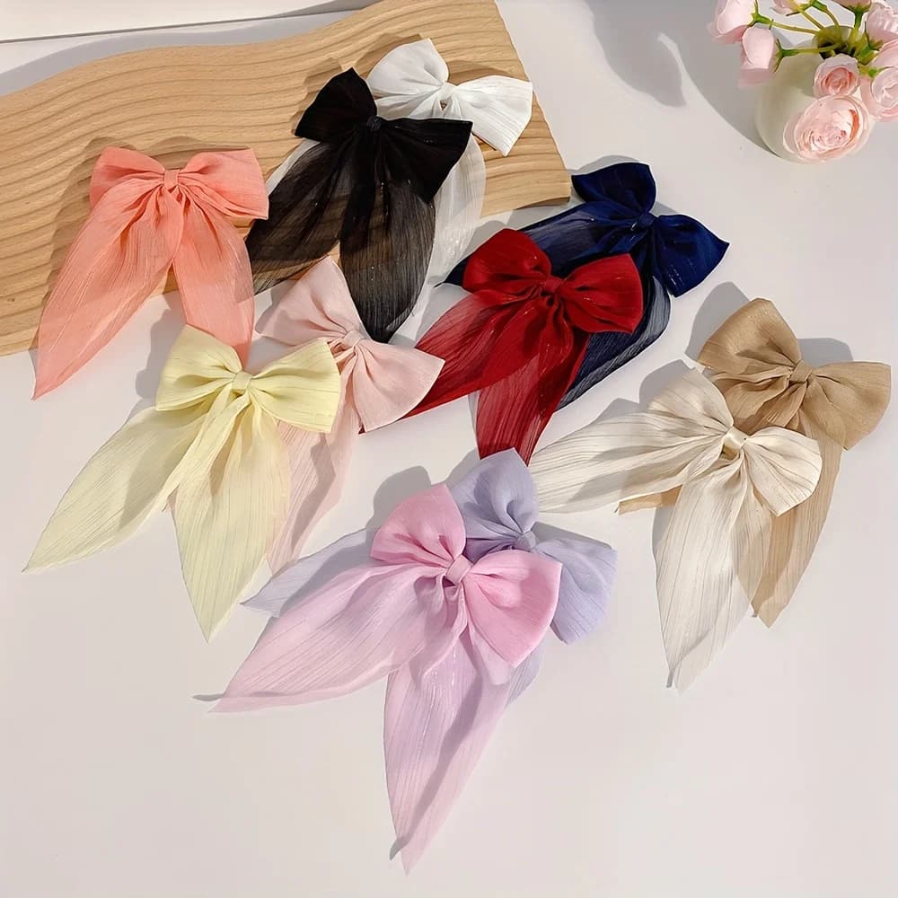 Épingles à cheveux à nœud doux qui ne blesse pas les cheveux, mignonnes et polyvalentes, 11 pièces