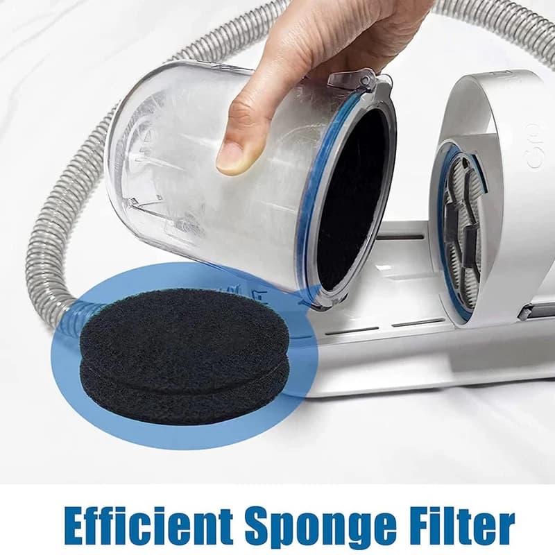 Pièces de rechange pour éponge de filtre Hepa, kit de toilettage pour animaux de compagnie et aspira