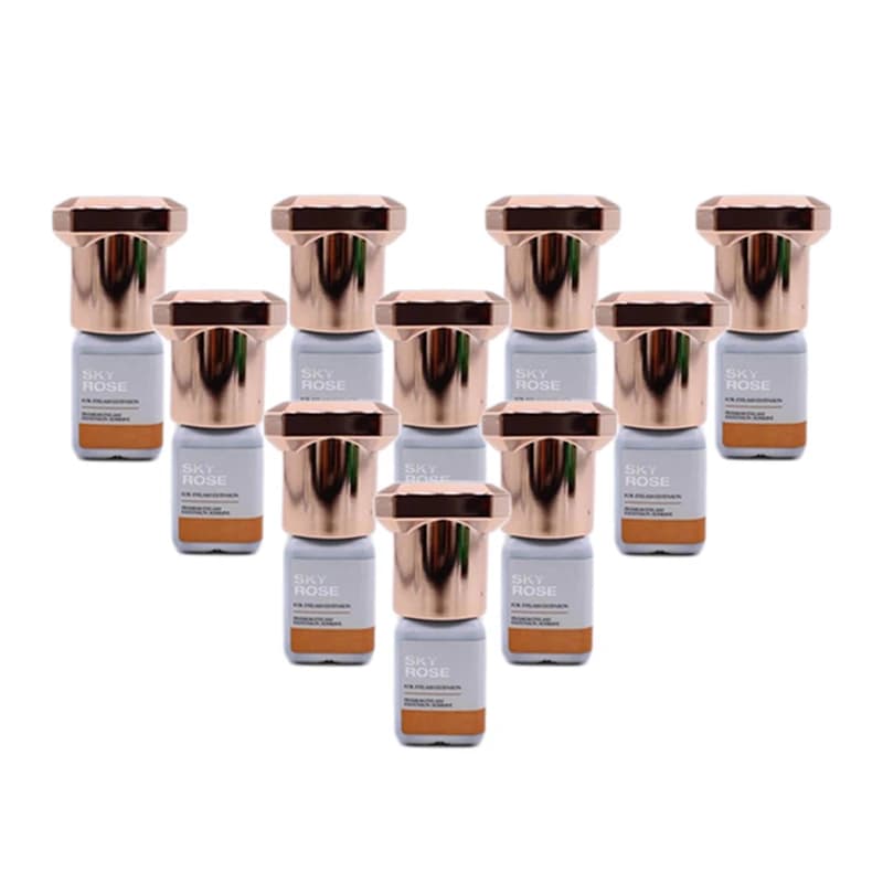 2/5/10 bouteilles nouvelle colle rose ciel pour Extension de cils séchage rapide corée faux cils col
