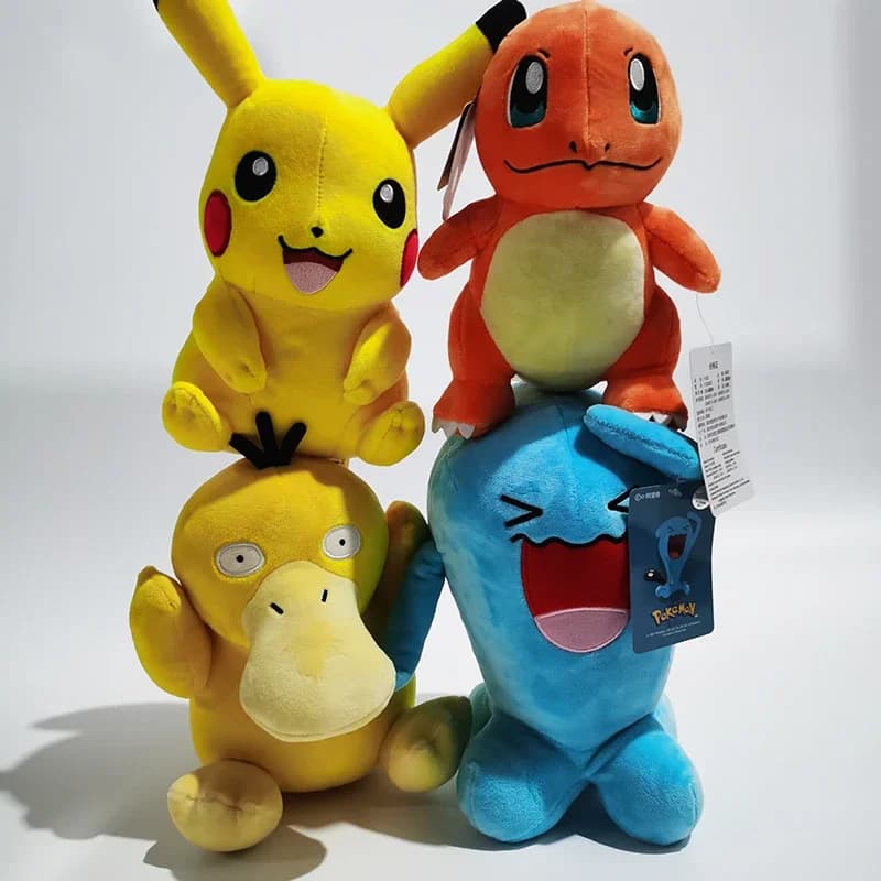 Peluche Pokémon Gengar 24 cm, jouet en peluche Pokémon, adorable poupée en peluche Pikachu, poupée e