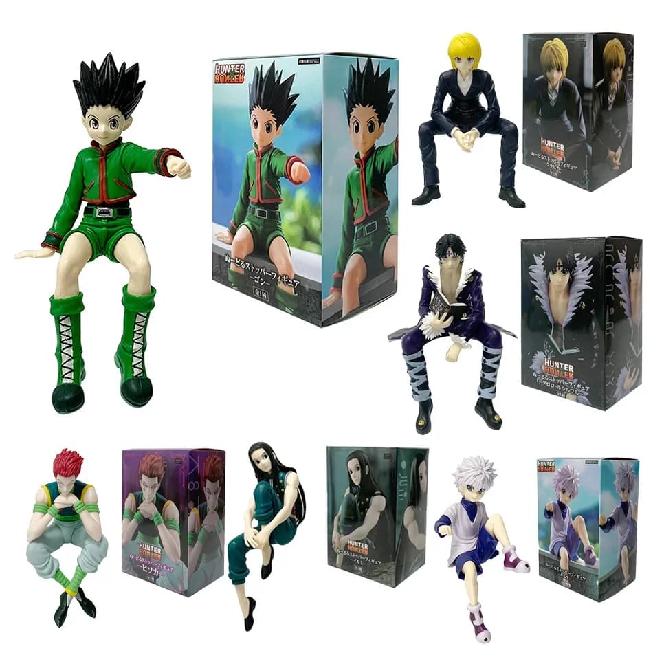 Figurine de dessin animé Hunter × Hunter, Troupe fantôme Hisoka, bouchon de nouilles, décoration de 