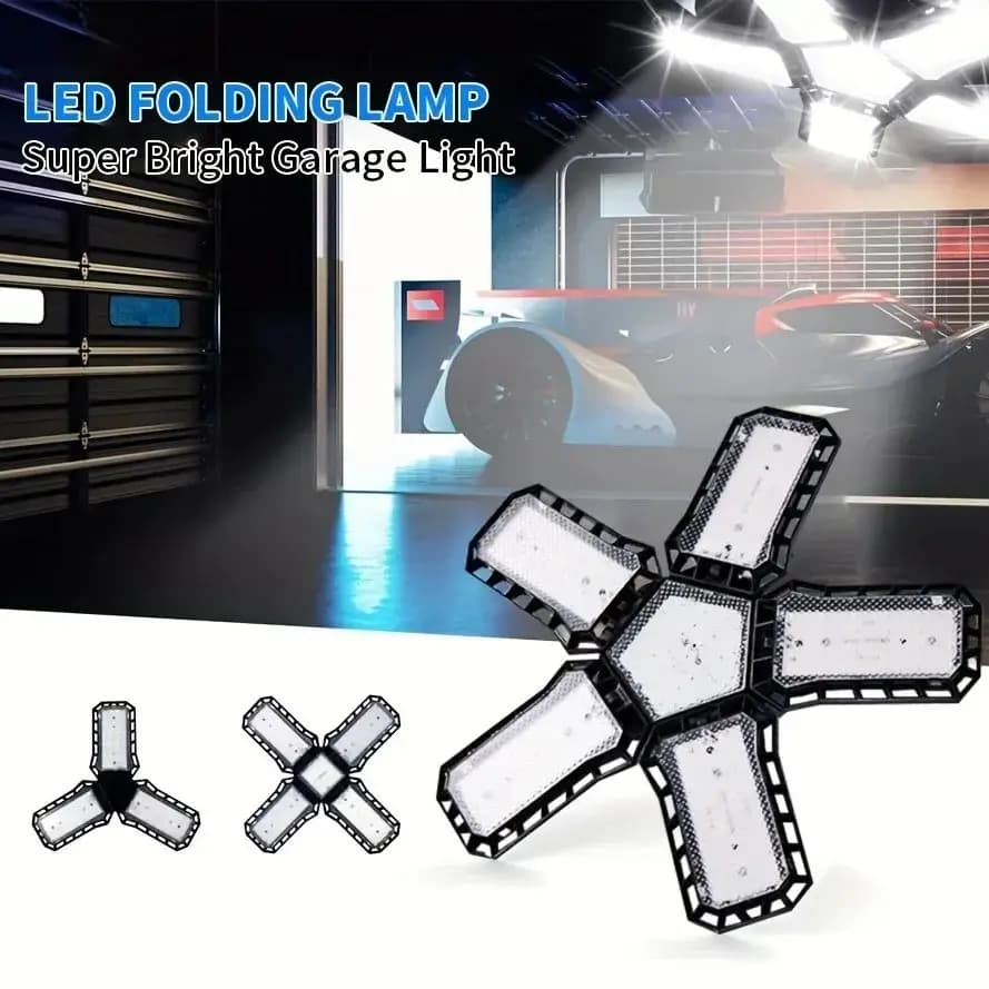 Ampoules de garage LED, 40W 60W 80W10000LM, éclairage de garage super lumineux, lumière de magasin L