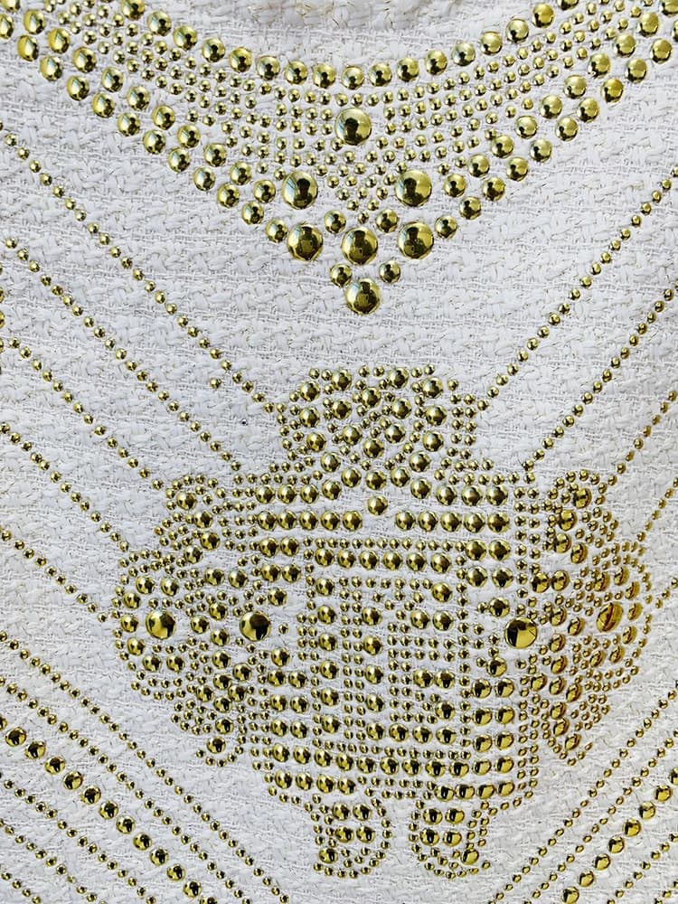 HIGH STREET 2026 Nouvelle robe de créateur tendance pour femmes, sans manches, avec rivets métalliqu