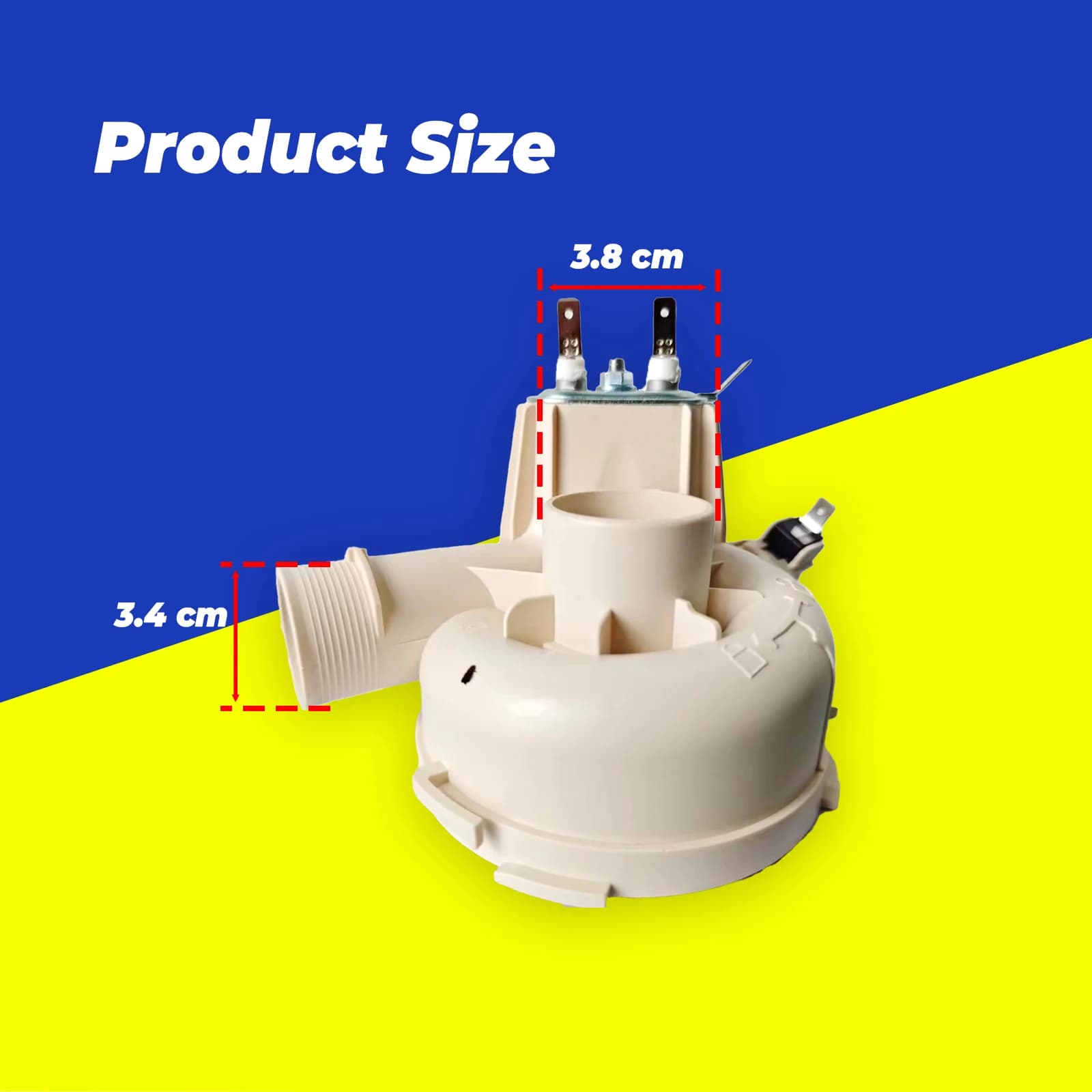 YXW50-2E(L)/YXW50-2E Élément chauffant pour lave-vaisselle Midea Samsung Candy Amica Hansa,  6730013