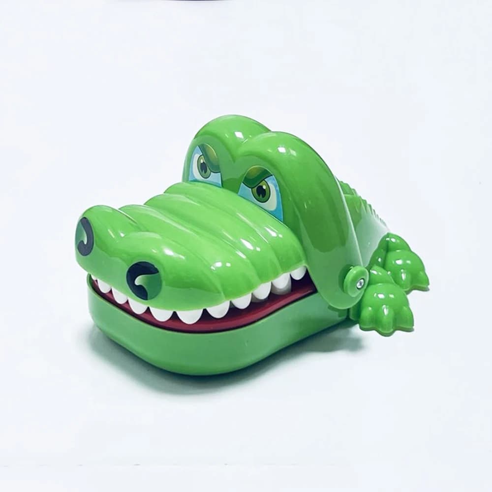 Jouets de dents de crocodile pour enfants, morsures de crocodile, entraînement de réaction des doigt