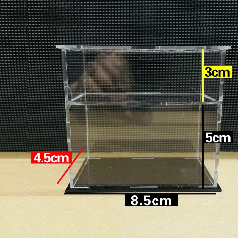 Vitrine en acrylique pour modèles réduits de voitures 1/64, compatible avec Mini Size MiniGT Tomica 
