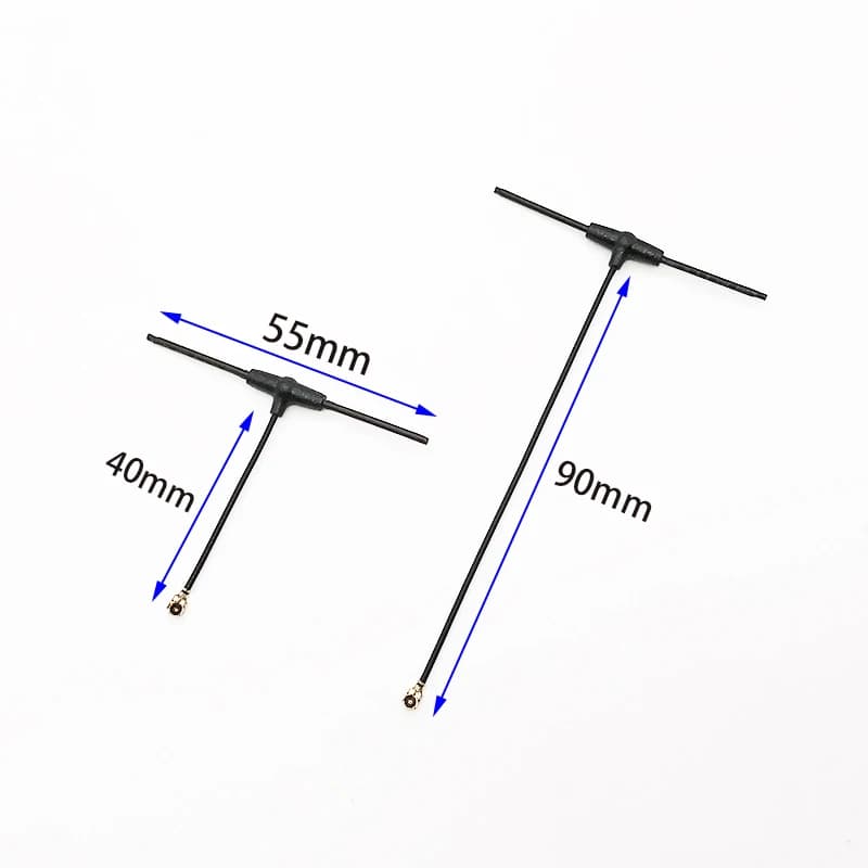 Antenne récepteur omnidirectionnelle 2.4G T 40MM/90MM pour ELRS EP1 RX IPX1, compatible avec la pièc