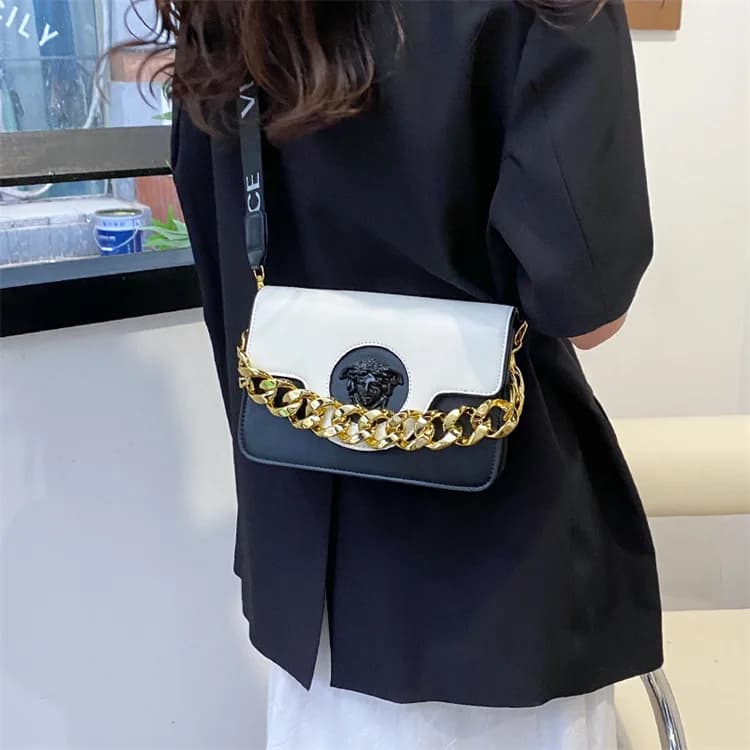 Sac bandoulière rétro de luxe texturé pour femme, mini sac carré de créateur, sac à main coréen, fou