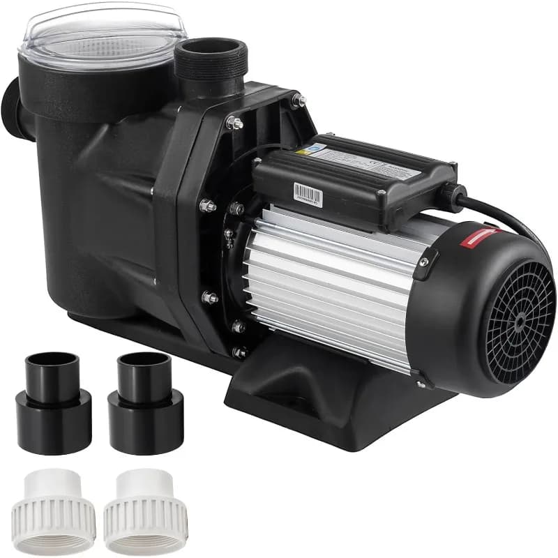 Pompe de piscine hors sol à vitesse unique, auto-amorçante, 8880 V, 110 W, 2,5 HP, 1850 GPH