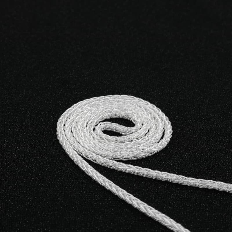 XINHS-Câble de mise à niveau pour écouteurs en argent pur G18, fil sinc, prise avec MMCX, 2 broches,