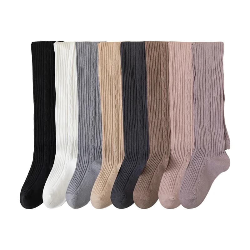 Collants en coton pour filles de 0 à 12 ans, mignons, printemps, automne, hiver, bas en coton, colla