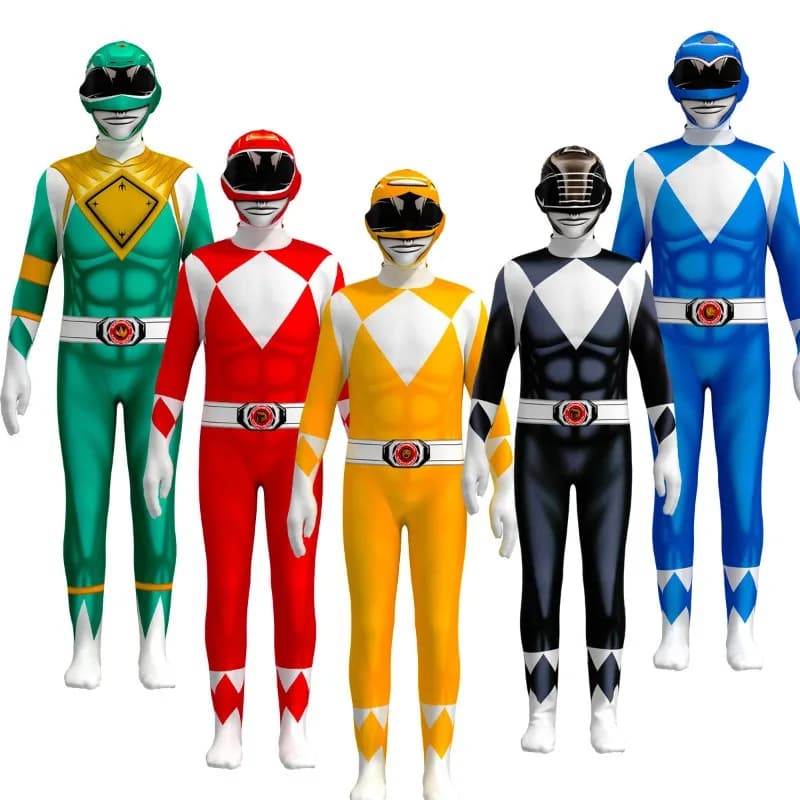 Costume de Cosplay Samouraï Sentai Shinkenger pour Enfant et Adulte, Combinaison de ixd'Anniversaire