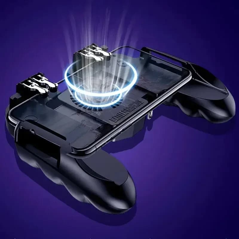 H9 6 doigt téléphone portable jeu déclencheur manette manettes contrôleur avec radiateur objectif ti