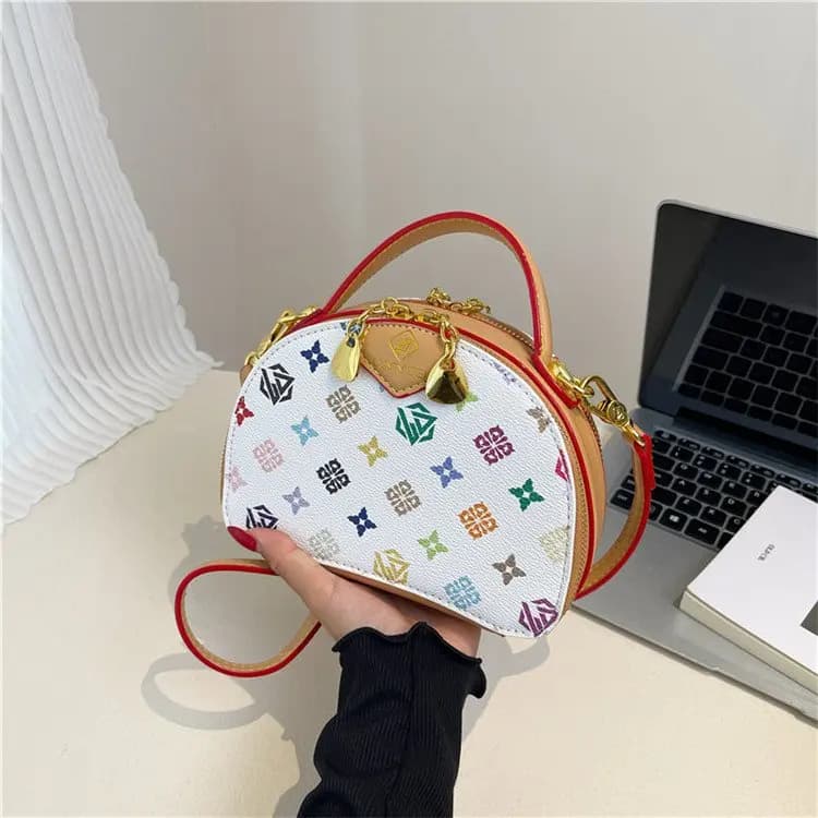 Sac à bandoulière rétro imprimé pour femme – Sac à main de haute qualité, décontracté, polyvalent, a