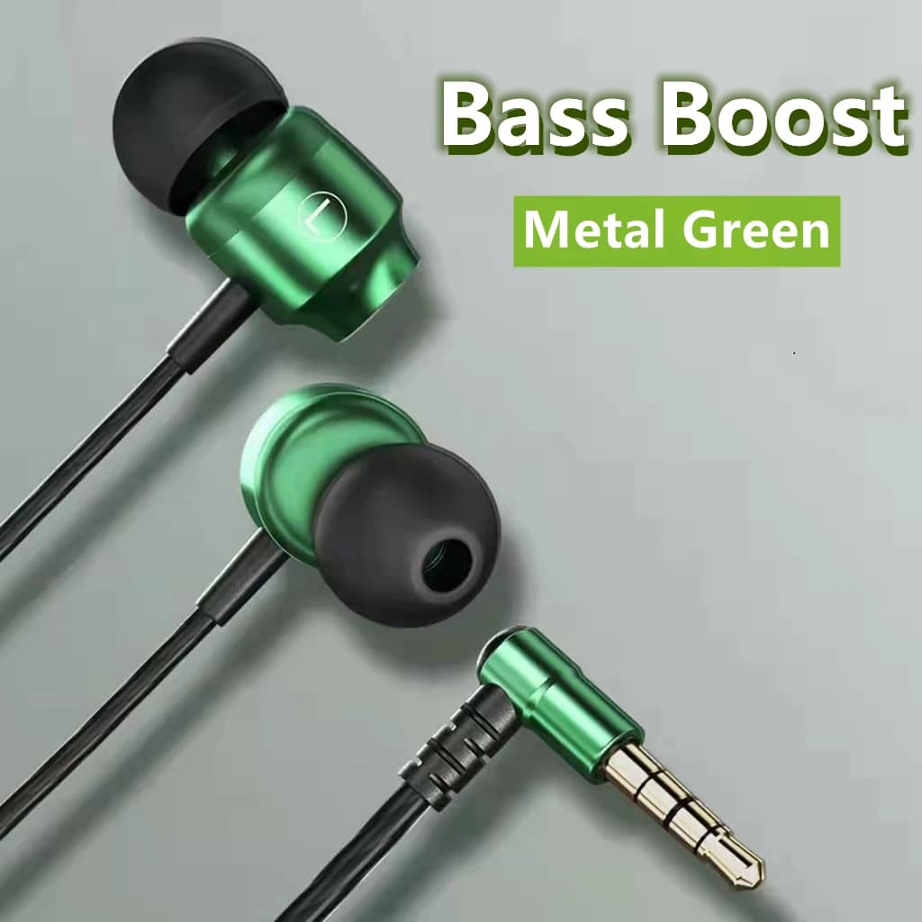 Gamer filaire casque de jeu filaire écouteur métal HiFi basse stéréo 3.5mm écouteur écouteurs pour t