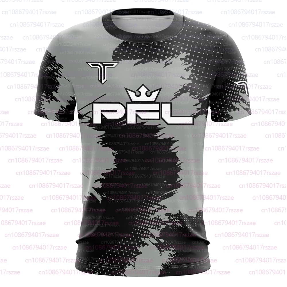 PFL Walk 2025 maillot de boxe hommes été Sparring MMA uniforme vêtements Sports de plein air à manch