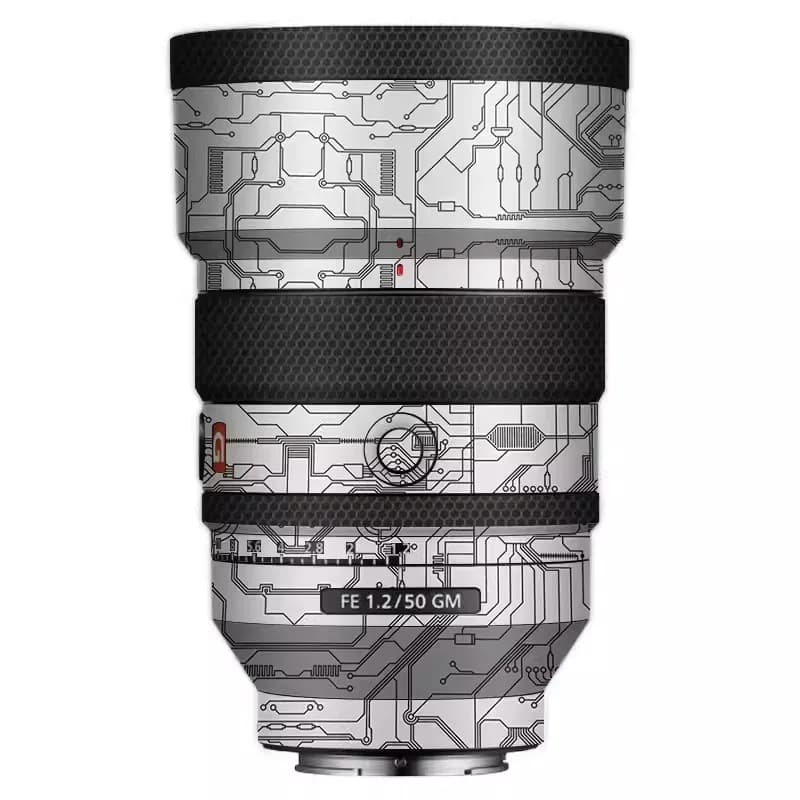 Film de protection adhésif anti-rayures en vinyle pour objectif d'appareil photo Sony FE 50 F1.2 GM,